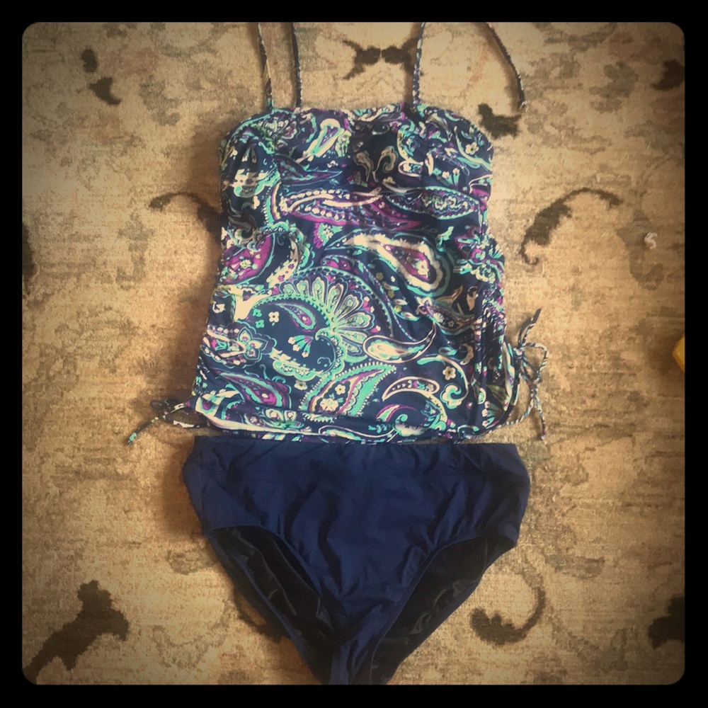 Lands End Bandeau Tankini (maternity option)